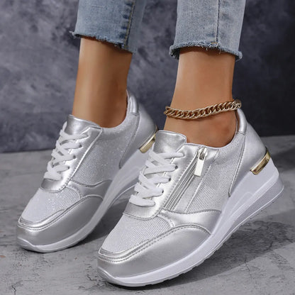 NUEVAS ZAPATILLAS ORTOPEDICAS CON CORDONES Y CREMALLERA LATERAL