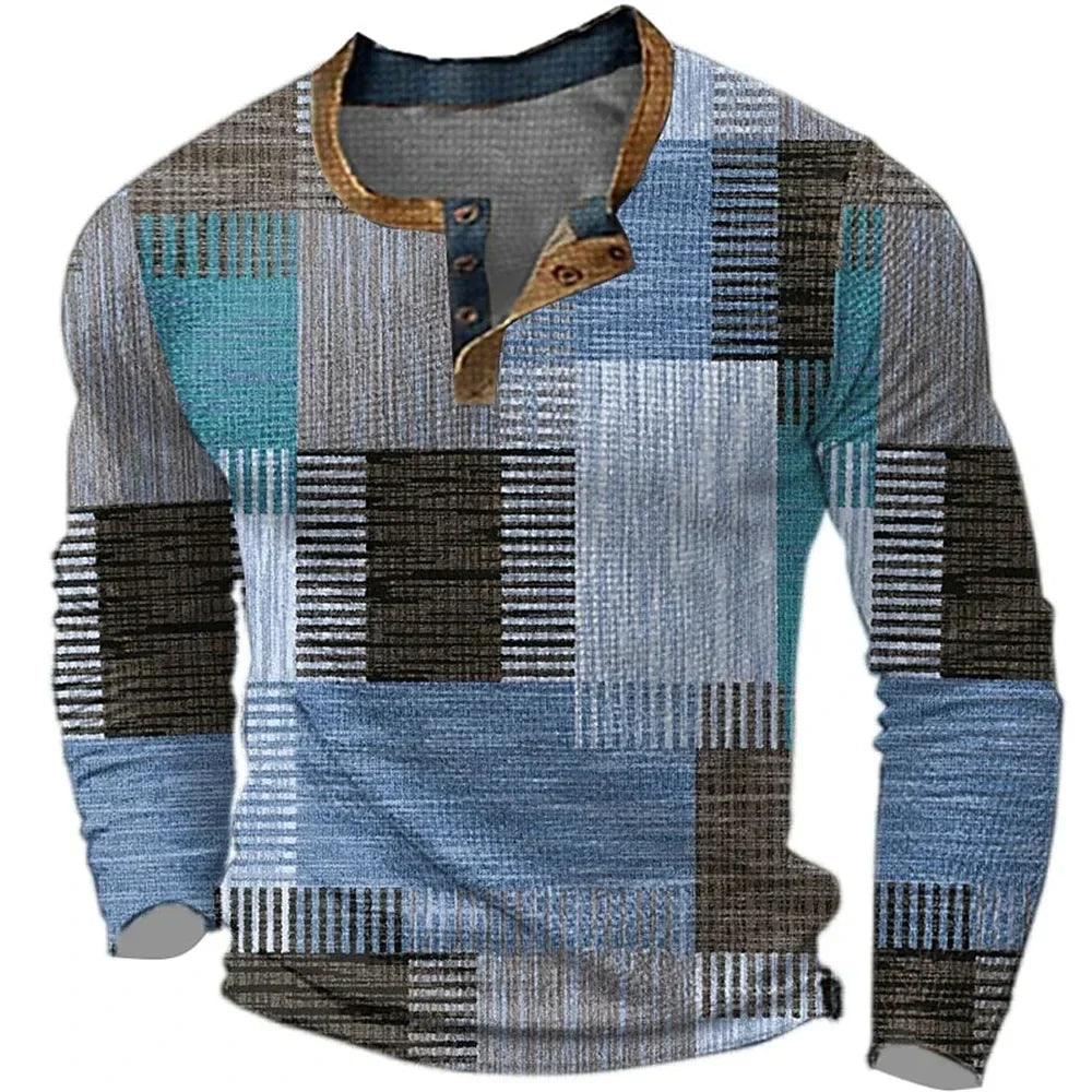 Camiseta veraniega de manga larga colorida