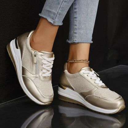 NUEVAS ZAPATILLAS ORTOPEDICAS CON CORDONES Y CREMALLERA LATERAL